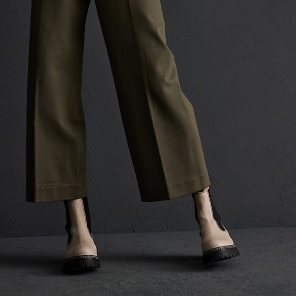 Anthropologie The Colette Cropped Wide-Leg Ponte Pants size 27 new with tag - Picture 7 of 11